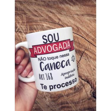 Imagem de Caneca Porcelana / advogada - Kfest