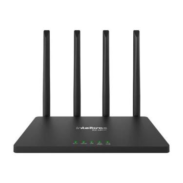 Imagem de Roteador Wi-Fi 5 (dual band AC 1200) W5-1200F Intelbras, Preto