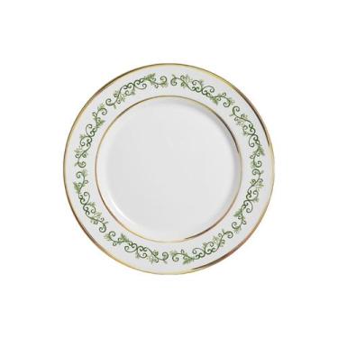 Imagem de Conjunto com 6 Pratos de Sobremesa Classic Christmas Filete Ouro Ø21cm