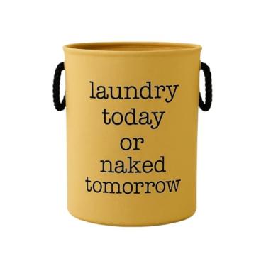 Imagem de Cesto Organizador Roupa Suja Dobrável Multiuso 55L Estampas - Bege