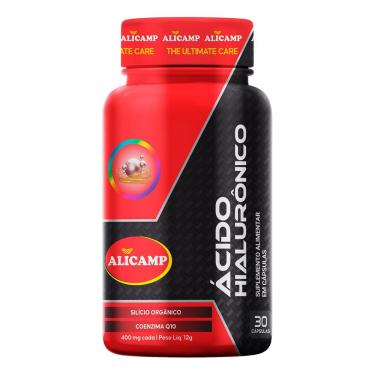 Imagem de ÁCIDO HIALURÔNICO + Q10 + SILÍCIO  ALICAMP 30 capsulas