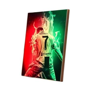 Imagem de Cristiano Ronaldo HD Poster Famosa Estrela De Futebol Casa Quarto Bar 