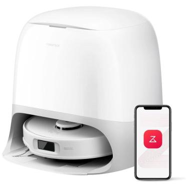 Imagem de Roborock Qrevo Curv S5X: Robô Aspirador 2 em 1 com 17.000Pa, Anti-Emaranhamento, Mop FlexiArm, Desvio Inteligente de Obstáculos.