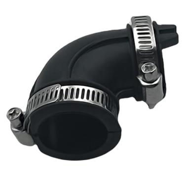 Imagem de WD24X33918 Kit de bomba de circulação de máquina de lavar louça para mangueira de cotovelo com duas braçadeiras serve para máquinas de lavar louça GE, substitui WD19X25460, WD19X25700 (1)