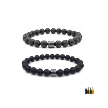 Imagem de bike8 Pulseira antiálcool para homens e mulheres, conjunto de pulseiras para parar de beber álcool e ansiedade, joias, One Size, Pedra, Sem Pedra Preciosa