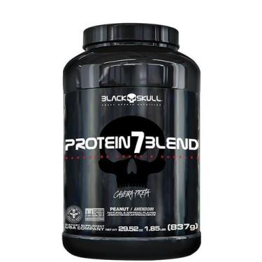 Imagem de Protein 7 blend 840 g - black skull (amendoim), AMENDOIM, 840 G