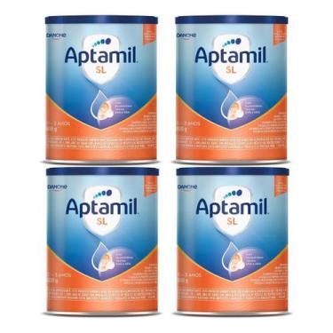 Imagem de Fórmula Infantil Aptamil Sl Danone 1 A 3 Anos 800g 4 Latas