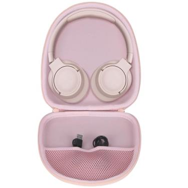 Imagem de Lebakort Capa rígida compatível com fone de ouvido Tune 710BT 720BT 510BT 660NC 700BT 570BT 760NC 750BTNC 660BTNC 560BT 520BT 670BT T770NC Live 650BTNC 400BT 500BT 460NC (capa rosa)
