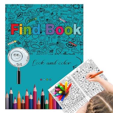 Imagem de Livro Encontrar e - Páginas Para Colorir De Personagens Animados Para Crianças E Adolescentes | Atividade Interativa De Procurar E Encontrar Para Meninos E Meninas Brinquedo De Colorir Para