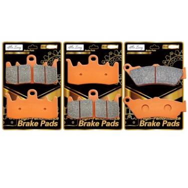 Imagem de ALLIE ZENG Pastilhas de freio de motocicleta de alto desempenho - fibra de carbono, baixo ruído, compatível com BMW R 1200 GS Adventure 2013-2018 R 1200 R RS RT 2015 2016 2017 2018, fácil instalação