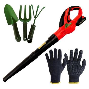 Imagem de Soprador de Folhas para o Quintal a Bateria Bivolt Potente com Kit - G