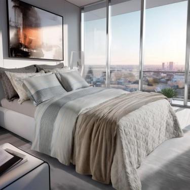 Imagem de Jogo de Cama King Living Art 300 Fios Cetim 100 Algodão - Corttex, LIV