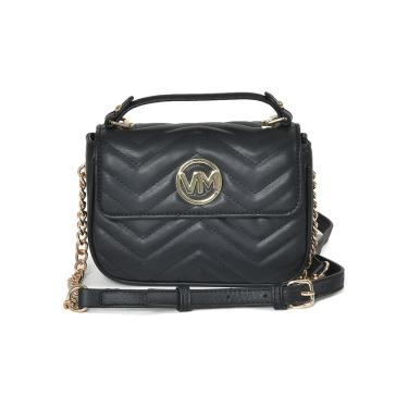 Imagem de Bolsa Tiracolo Quadrada Via Marte Alça Longa e Corrente Ajustável B2-602