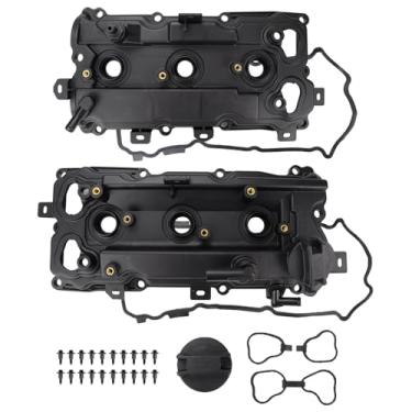 Imagem de USTAR Tampa da válvula do motor compatível com Nissan Maxima 2009-2014 2016-2020, Murano 2015-2020, Altima 2015-2018, Pathfinder 2015-2016, Infiniti QX60 2015-2018 3.5L V6 Replace# 1322 64-9N 00A