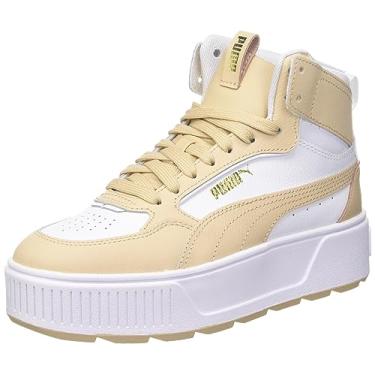 Imagem de PUMA Tênis feminino Karmen Rebelle Mid, Puma Areia Branca, 9
