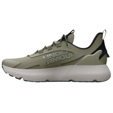 Imagem de Under Armour Tênis Esportivo Masculino Ua Hovr Mega 2 Mvmnt Sportstyle (Azul Cósmico/Verde Bosque/Preto/300, Sistema De Tamanhos Calçados Dos Eua, Adulto, Masculino, Numérico, Médio, 10,5)
