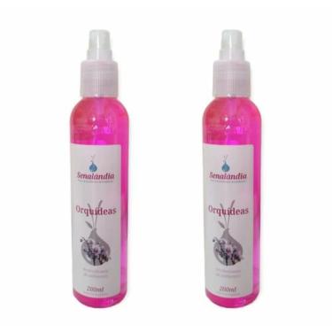 Imagem de 2 Odorizador Spray Borrifar 200ml Aromatizador Perfumado Bambu Orquíde