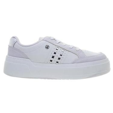 Imagem de Tênis Casual Sneaker Feminino Kolosh C3944 Branco-Feminino
