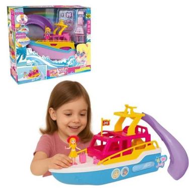 Imagem de Barco Brinquedo Iate Club Da Judy Com Boneca 0470 Samba Toys