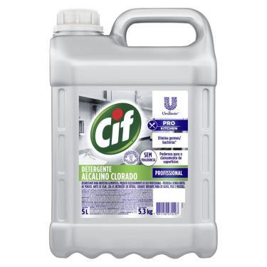 Imagem de Detergente Alcalino Clorado Sem Perfume 5L CIF