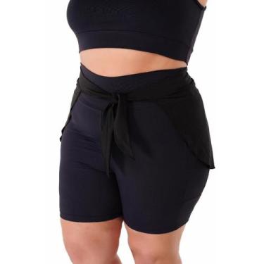 Imagem de Tapa Bumbum Saia Feminino para Academia Treino Fitness - Força do Sol,