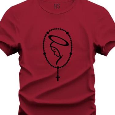 Imagem de Camiseta Personalizada Terço Nossa Senhora Aparecida do P ao G3 - Hs, 