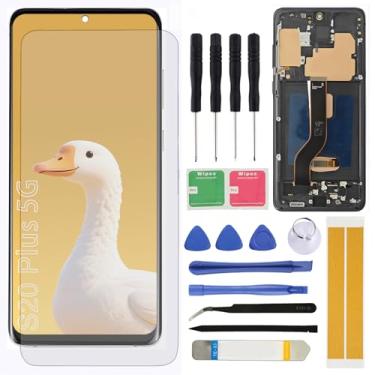 Imagem de Substituição de tela para Samsung Galaxy S20 Plus 5G G985u G985a G985w G986u G986a G986w 17.0 cm Display LCD Touch Screen Digitalizador com moldura de ferramentas de reparo