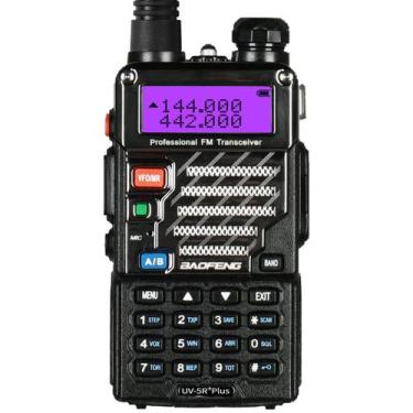 Imagem de Rádio bidirecional BAOFENG UV-5R+ Plus recarregável de longo alcance