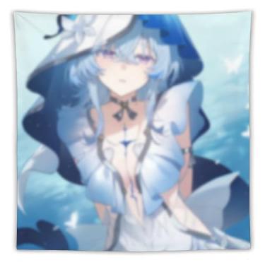 Imagem de LIEGBMEU Tapeçaria de biquíni sexy anime menina 152.4 cm x 152.4 cm interior exterior parede colcha arte decoração de tapeçaria caprichosa, AF146