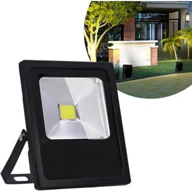 Imagem de Refletor LED Holofote 30W, Luz Branca Fria, Bivolt, Resistente à Chuva e Pó