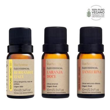Imagem de Kit 3 Óleo Essencial Puro Via Aroma 10ml - Escolha o seu