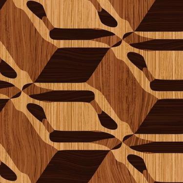 Imagem de Papel de Parede Adesivo Madeira Efeito 3D - 046 - Multimpressão