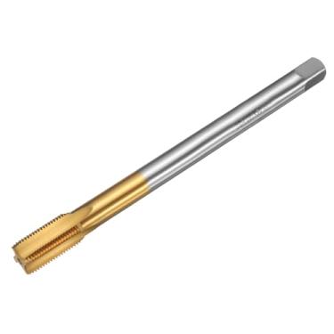 Imagem de uxcell Torneira de rosca métrica M14 x 1,25 H2 160 mm rosca reta rosca fresadora torneiras ferramenta de reparo de rosqueamento