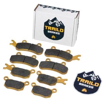 Imagem de Can-Am Defender HD8 HD10 conjunto de pastilhas de freio de cerâmica 2016, 2017, 2018, 2019, 2020