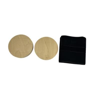 Imagem de Dynwave Discos rotativos Twist Board Pilates Supplies Discos rotadores de madeira para treinamento de equilíbrio