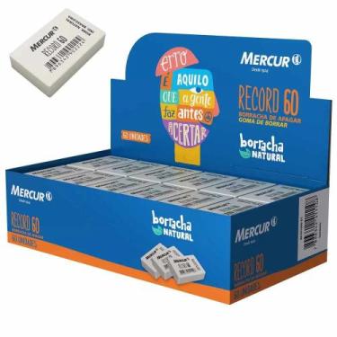 Imagem de Borracha Mercur Record N.60 Branca CX C/ 60