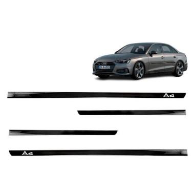 Imagem de Friso Lateral Preto Central Slim Audi A4 - 2000 A 2023 - SHEKPARTS