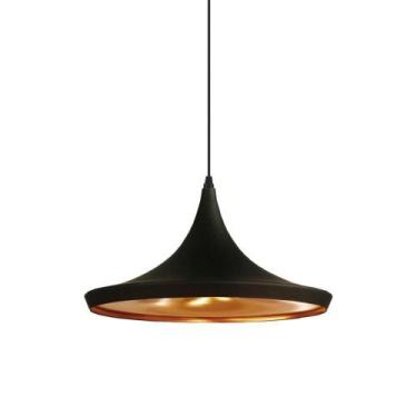 Imagem de Lustre Pendente Taschibra Td 900 Japonês Preto E27 Bivolt