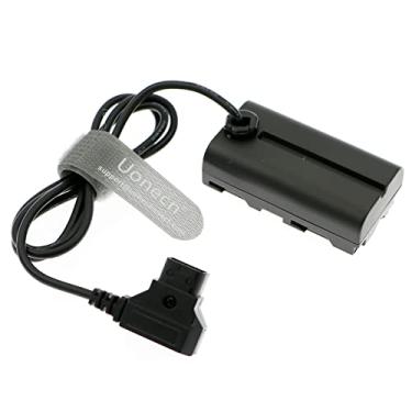 Imagem de Uonecn Adaptador de cabo de alimentação enrolado D-Tap para NP F550 de bateria falsa compatível com monitor Sony NP F550|F570|F970 |Atomos Ninja V (linha reta 86 cm)