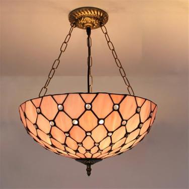 Imagem de Lâmpada Pingente De Vidro Colorido Contemporâneo Com Estilo Retro - Ideal Para Sala De Estar, Restaurante, Quarto, Hotel, Villa, Corredor, Café E Bar | Design Criativo LED (E D40CM)