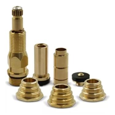 Imagem de Kit Salva Registro 10 em 1, Metal, Estria Deca, Luxo MV, Dourado