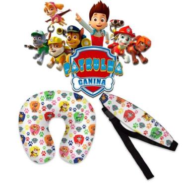 Imagem de Kit Almofada de pescoço + Faixa Apoio Suporte Cabeça de Bebê Cadeirinh