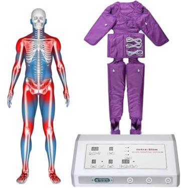 Imagem de Massagem De Pressoterapia De Corpo Inteiro Máquina De Beleza Límpica Draige Massageador Elétrico De Braço E Pescoço Massageador De Compressão De Ar Intensidade Ajustável, Purple