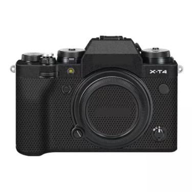 Imagem de Adesivo de capa de câmera X-T4 para FujiFilm X-T4 película protetora antiarranhões decoração XT4 (preto fosco)