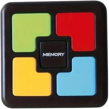 Imagem de Jogo da Memória Eletrônico Compacto com Luz e Som Brinquedo Educativo Infantil Estilo Genius 4 Cores e 5 Níveis de Dificuldade