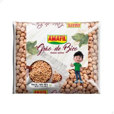 Imagem de Grao De Bico Especiarias Amafil - Sabor E Qualidade - 500g