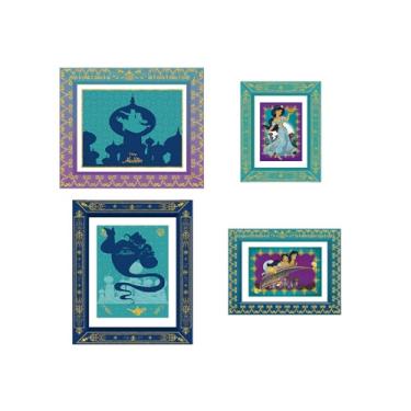 Imagem de QUADRO DECORATIVO COM MOLDURA ALADDIN 04 un.