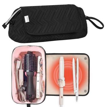 Imagem de Bolsa de viagem para ferramentas de cabelo Leudes Heat Resistant Mat B