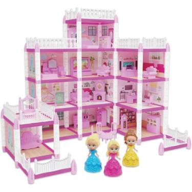 Imagem de Casinha de Boneca Castelo da Princesa 240PCS - GGB PLAST