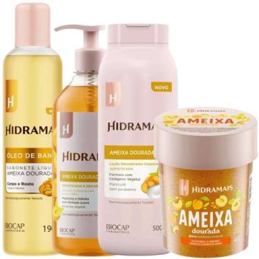 Imagem de Kit Ameixa Dourada Sabonete Óleo 190ml + Esfoliante 350g + Sabonete Ge